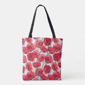 Mohnblumen Tasche (Rückseite)