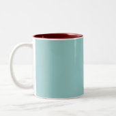 Mohnblumen-Tasse Zweifarbige Tasse (Links)