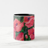 Mohnblumen-Tasse Zweifarbige Tasse (Mittel)