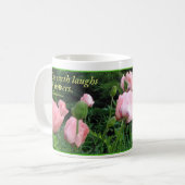 Mohnblumen u. Iris, ", welches die Erde in den Kaffeetasse (Vorderseite Links)