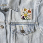 Mohnblumen und Anemonen Button (Beispiel)