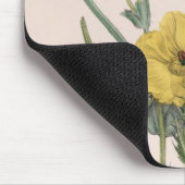 Mohnblumen und Anemonen Mousepad (Ecke)