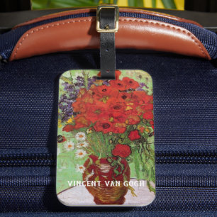 Mohnblumen und Gänseblümchen von Vincent van Gogh Gepäckanhänger