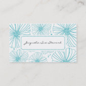 Mohnblumen-Visitenkarte Visitenkarte (Rückseite)