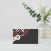 Mohnblumen-Visitenkarte Visitenkarte (Stehend Vorderseite)