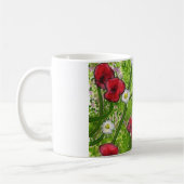Mohnblumen-Wiese Kaffeetasse (Links)
