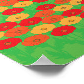 Mohnblumenfeld Poster (Ecke)