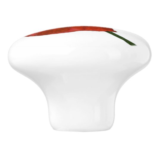 Mohnblumengriff Keramikknauf (Seitenansicht)