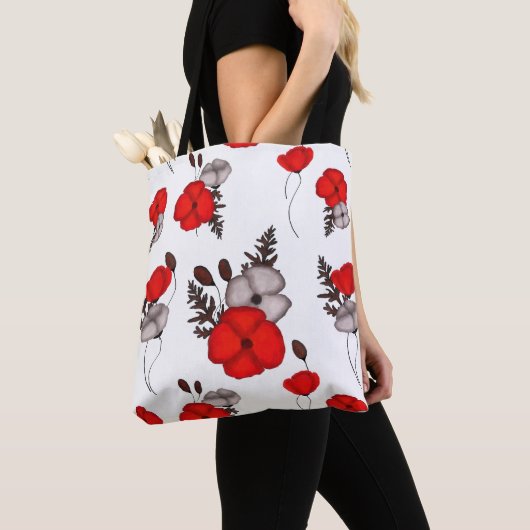 Mohnblumenmuster Tasche (Von Nahem)