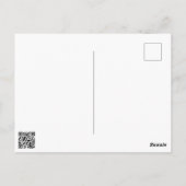 Mohnblumenstrauß Postkarte (Rückseite)