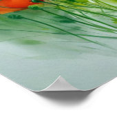 Mohnblumenwiese, Aquarell - Poster (Ecke)