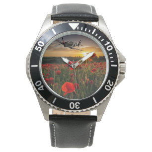 MohnblumeSpitfire Armbanduhr
