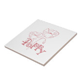 Mohnblüte Fliese (Seite)