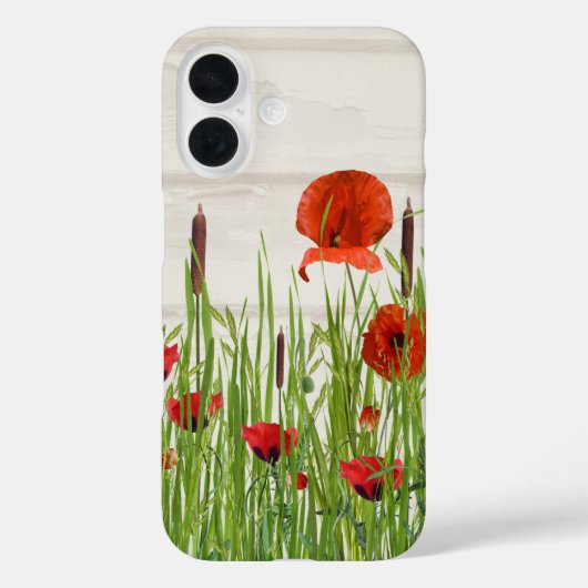 Mohnblüte im Gras Case-Mate iPhone Hülle (Rückseite)