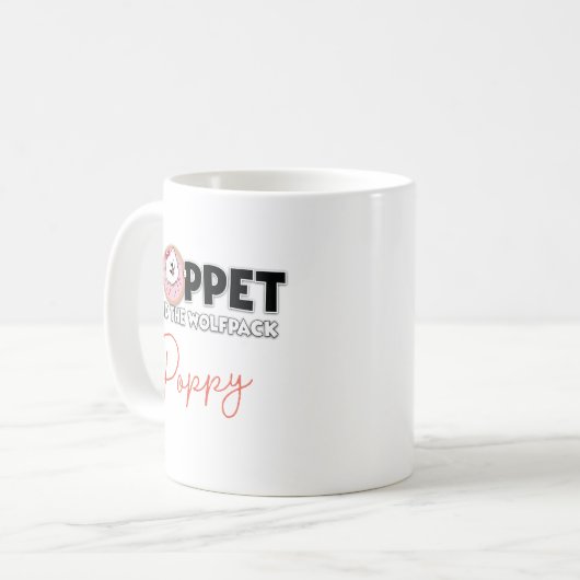 Mohnblüte Kaffeetasse (Vorderseite Links)