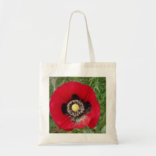 mohnblüte.klatschmohn in rot tragetasche (Vorne)