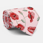 Mohnblüte Krawatte (Gerollt)