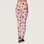 Mohnblüte Leggings (Rückseite)