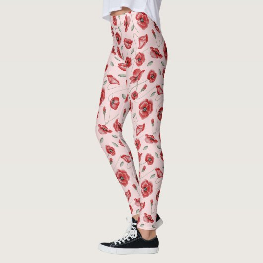 Mohnblüte Leggings (Links)