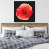 Mohnblüte Leinwanddruck (Insitu (Schlafzimmer))