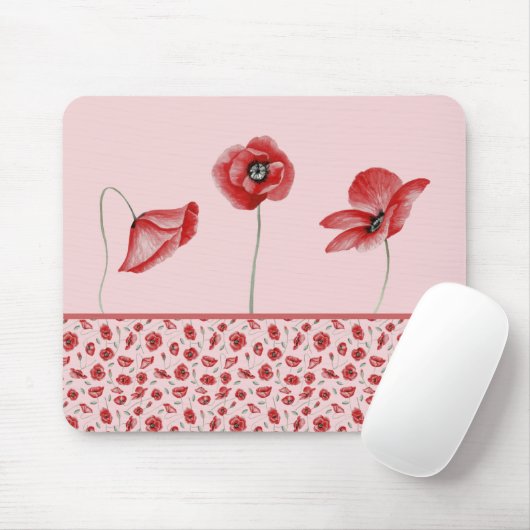Mohnblüte Mousepad (Mit Mouse)