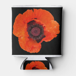 Mohnblüte nach dem Regen Dosenkühler