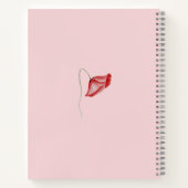 Mohnblüte Notizblock (Rückseite)