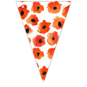 Mohnblütendekoration im Frühjahr Wimpelkette (Dritte Fahne)