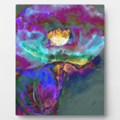 Mohnblütenfarbe lila fotoplatte (Vorderseite)