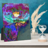 Mohnblütenfarbe lila fotoplatte (Seite)