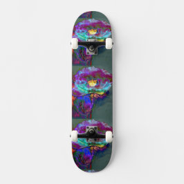 Mohnblütenfarbe lila skateboard