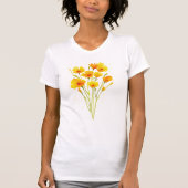 Mohnblütengarten Wildblumen Mohn Mama T-Shirt (Vorderseite)