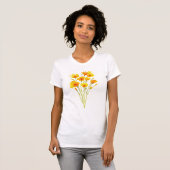 Mohnblütengarten Wildblumen Mohn Mama T-Shirt (Vorne ganz)