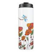 Mohnborte  thermosbecher (Vorderseite)