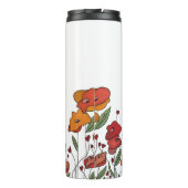 Mohnborte  thermosbecher (Rückseite)