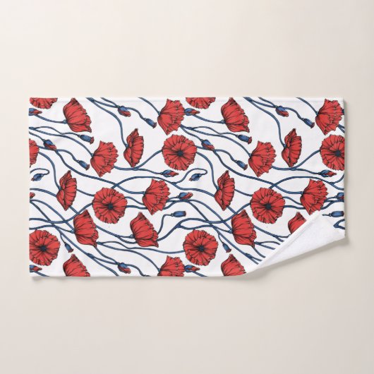 MohnBouquet Badhandtuch Set (Handtuch)