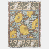 Mohndarstellung, gelbe Blume Decke (Vorderseite Vertikal)