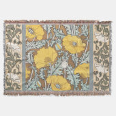 Mohndarstellung, gelbe Blume Decke (Vorderseite)