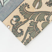 Mohndarstellung, gelbe Blume Fleecedecke (Ecke)