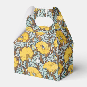 Mohndarstellung, gelbe Blume Geschenkschachtel
