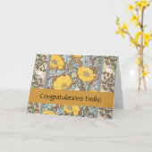 Mohndarstellung, gelbe Blume Karte (Gelbe Blume)