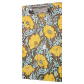 Mohndarstellung, gelbe Blume Klemmbrett (Links)