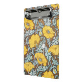 Mohndarstellung, gelbe Blume Mini Klemmbrett (Gewinkelt2)