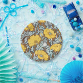 Mohndarstellung, gelbe Blume Pappteller (Party)