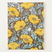 Mohndarstellung, gelbe Blume Planer (Rückseite)