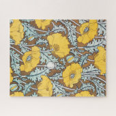 Mohndarstellung, gelbe Blume Puzzle (Horizontal)