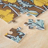 Mohndarstellung, gelbe Blume Puzzle (Seite)