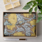 Mohndarstellung, gelbe Blume Seidenpapier (Geschenk)