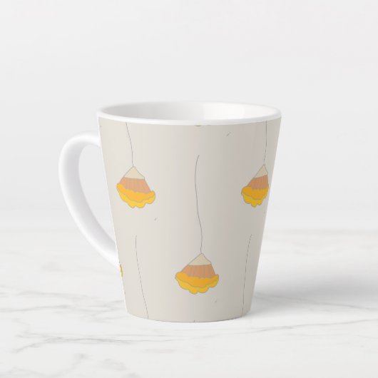 Mohndruck Milchtasse (Linke Ecke)