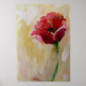 Mohndruck Poster (Vorne)